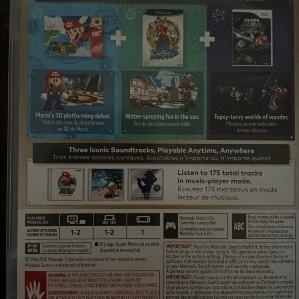 Nintendo Switch Super Mario 3D All-Stars - Picture 1 of 3